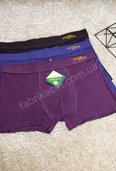 Труси боксери однотонні 50-56 колір: фіолетовий