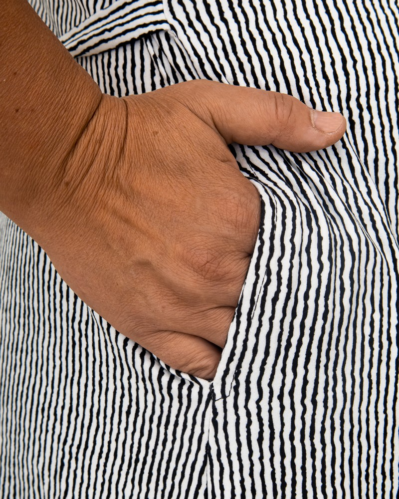 Халат полоска стразы на змейке 54 - 62, цвет: синий - 5