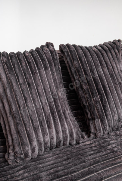 Наволочка широка смужка 50х70 колір: графіт