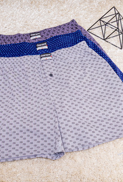 Труси сімейні GARANT смужка 48-56  колір: сірий