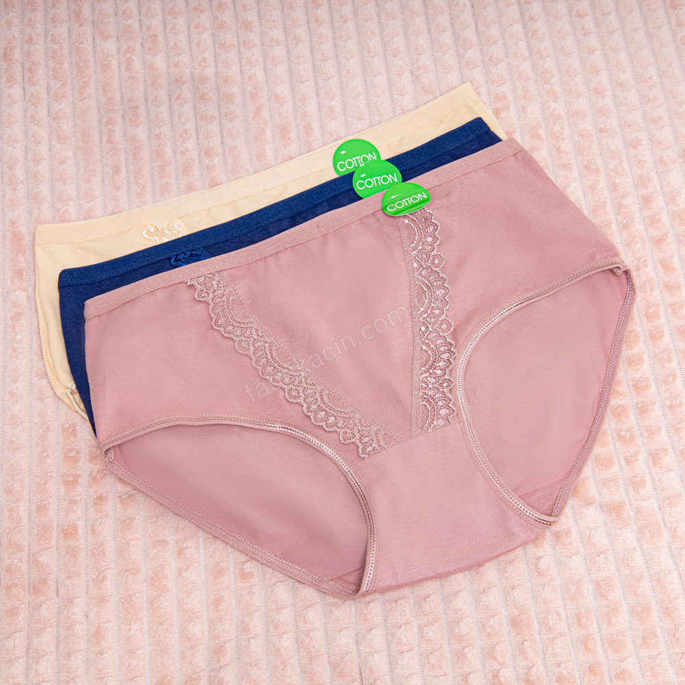 Трусы гипюр UO KIN XL - 3XL цвет: лиловый - 1