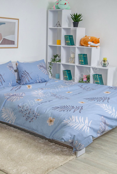 Комплект постельного белья двухспальный  CLASSIC 180 х 220 цвет:голубой