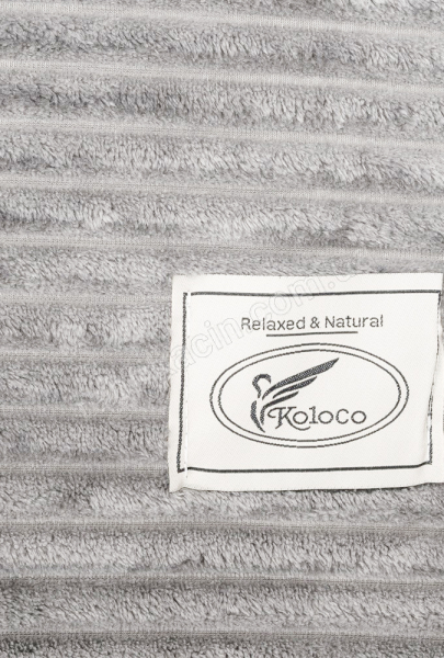 Наволочка широкая полоска 50х70 цвет: стальной