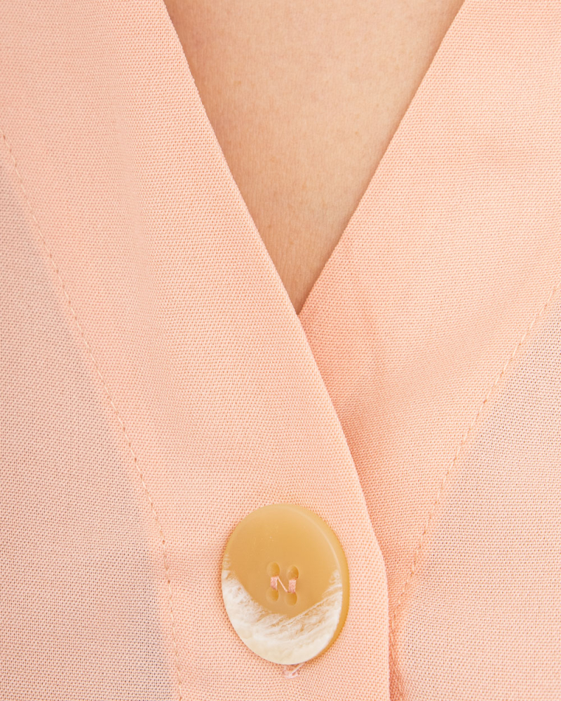 Блузка на зав'язці і ґудзиках 44 - 50 колір: рожевий - 4