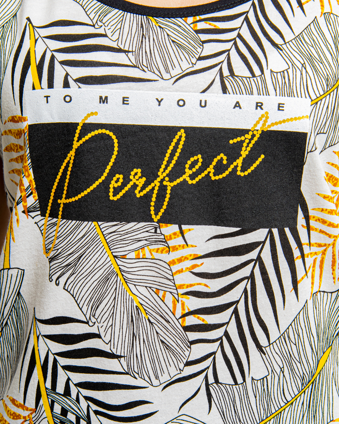 Пижама майка с шортами Perfect 46 - 56 цвет: белый - 4