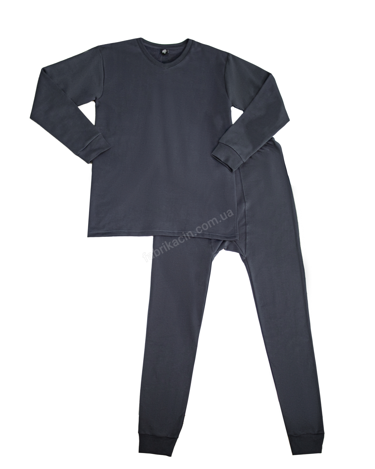 Комплект термобілизни бавовна з начосом р-р: 46 - 54 колір: сірий - 1