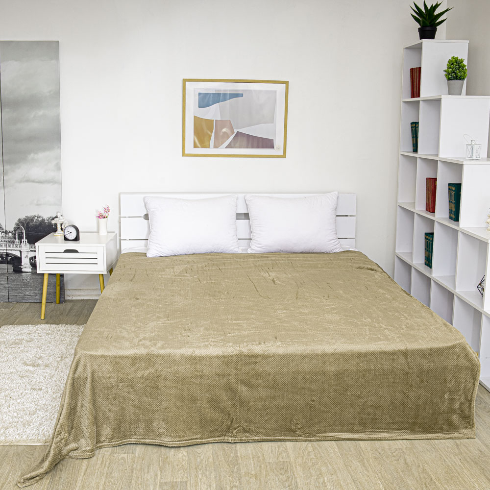 Плед-покрывало SILK BAMBOО 175Х205 цвет: хаки - 3