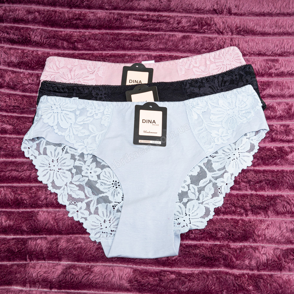 Труси гіпюр 42 - 48, колір: сірий - 1