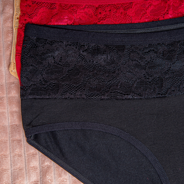 Трусы гипюр UO KIN XL - 3XL цвет: черный - 2