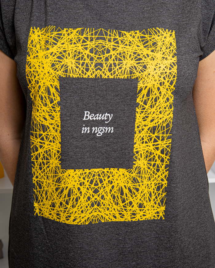 Футболка Beauty хлопковая р-р: 42/XS; 44/S; 46/M; 48/L; 50/XL цвет: графит - 5