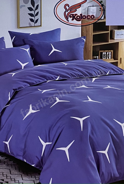 Комплект постельного белья двухспальный Бумеранг 180 Х 220  цвет: синий