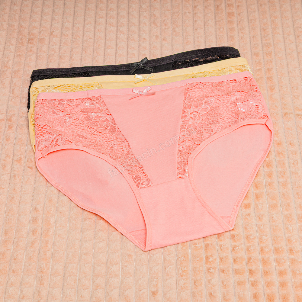 Труси з мереживною обробкою р-р: 50-54 колір: рожевий - 1