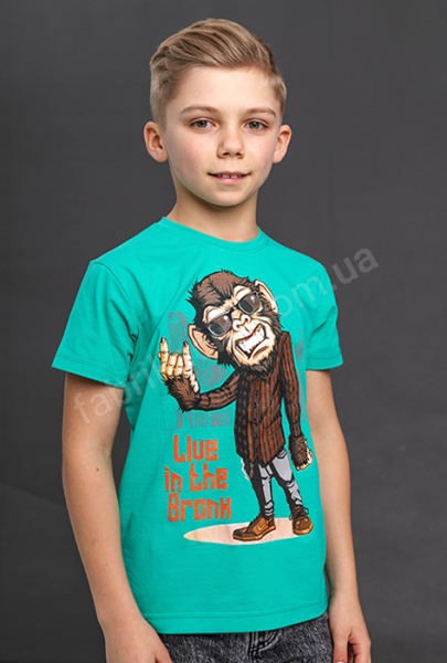 Футболка Monkey 36 - 44 колір: м'ятний
