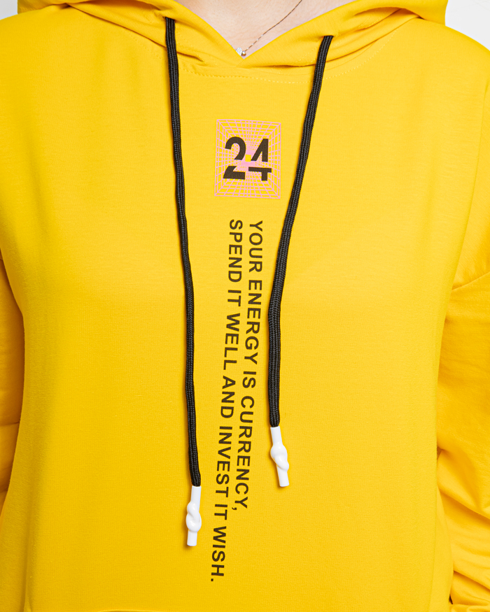 Костюм спортивный CkasBenno двунитка р-р: 48-L; 50-XL; 52-2XL; 54-3XL цвет: желтый - 4
