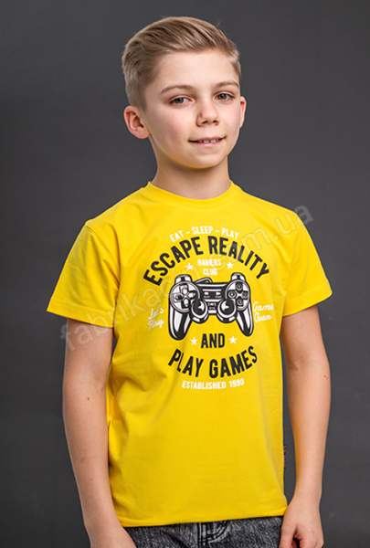 Футболка Play Games 36 - 44 колір: жовтий