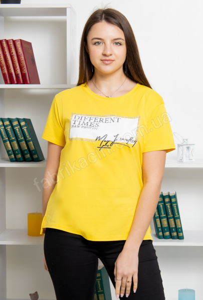Футболка Differrent р-р: 50; 52 цвет: желтый