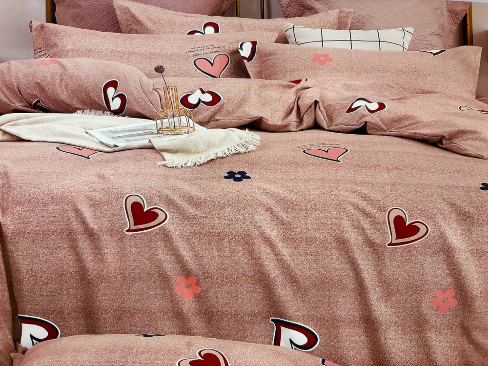 Комплект постільної білизни двоспальний CLASSIC 180 х 220 колір: бежевий - 2