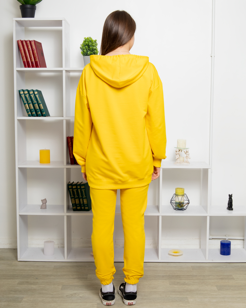Костюм спортивный CkasBenno двунитка р-р: 48-L; 50-XL; 52-2XL; 54-3XL цвет: желтый - 3