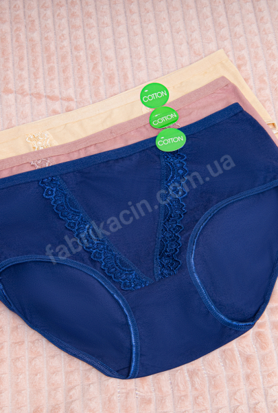 Трусы гипюр UO KIN XL - 3XL цвет: синий