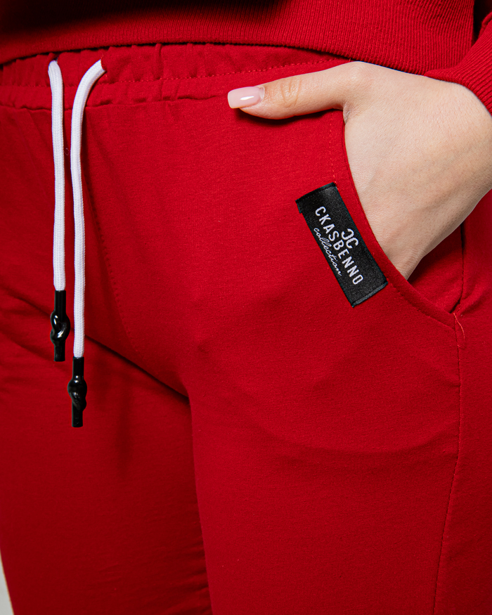 Костюм спортивный CkasBenno двунитка р-р: 44-S; 46-M; 48-L; 50-XL; цвет: красный - 5