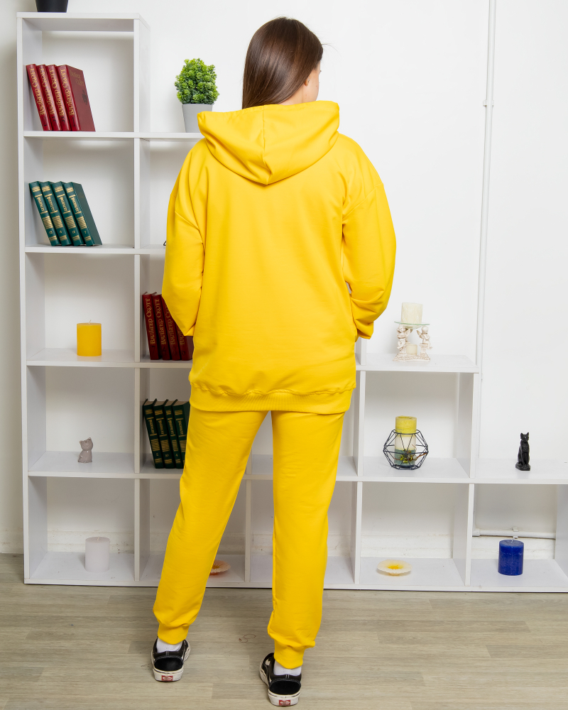 Костюм спортивный CkasBenno двунитка р-р: 48-L; 50-XL; 52-2XL; 54-3XL цвет: желтый - 3