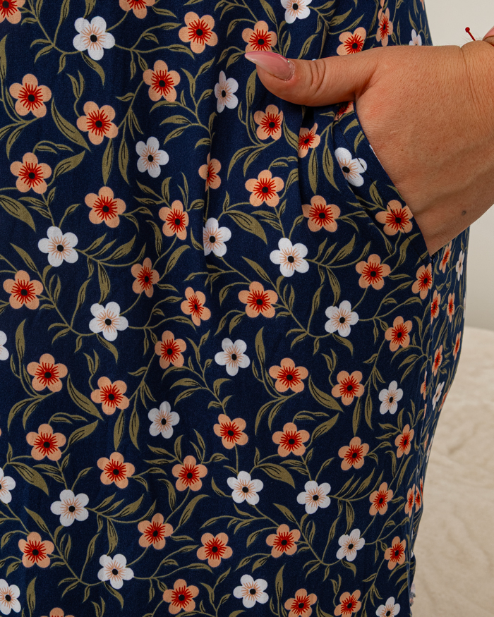 Халат волан с цветами р-р: 54-62 цвет: бежевый - 5