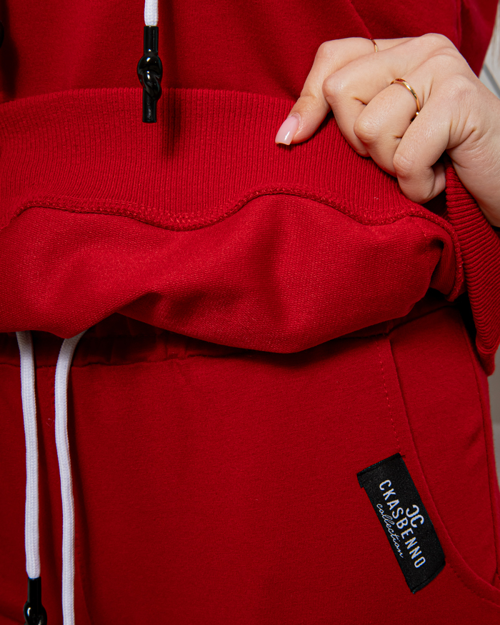 Костюм спортивный CkasBenno двунитка р-р: 44-S; 46-M; 48-L; 50-XL; цвет: красный - 6