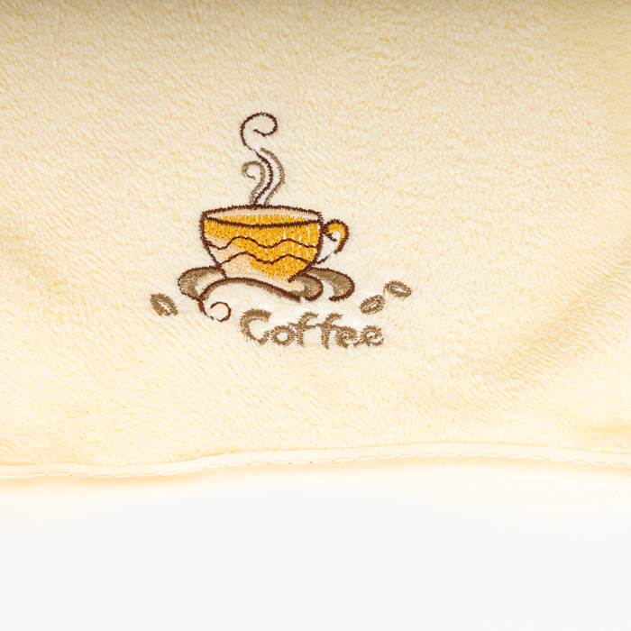 Серветка мікрофіброва в подарунковій коробці, набір 3шт Coffee 25 х 50 колір: коричневий, бежевий, молочний - 8