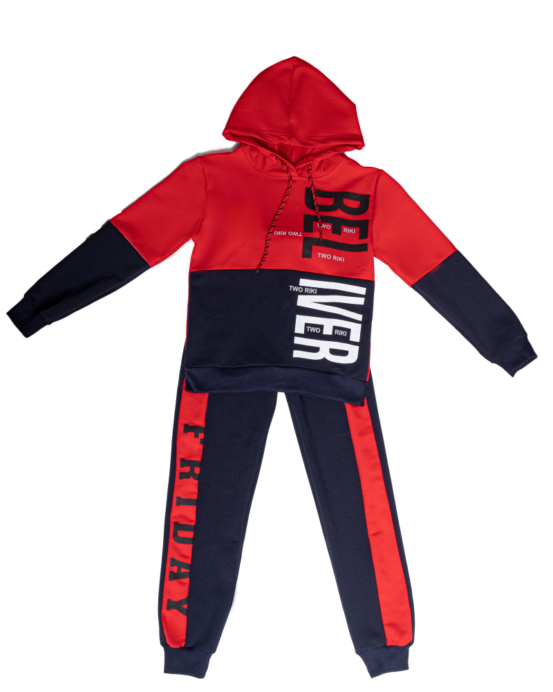 Спорт костюм Сосо kids р-р: 6-9 лет цвет: красный - 2